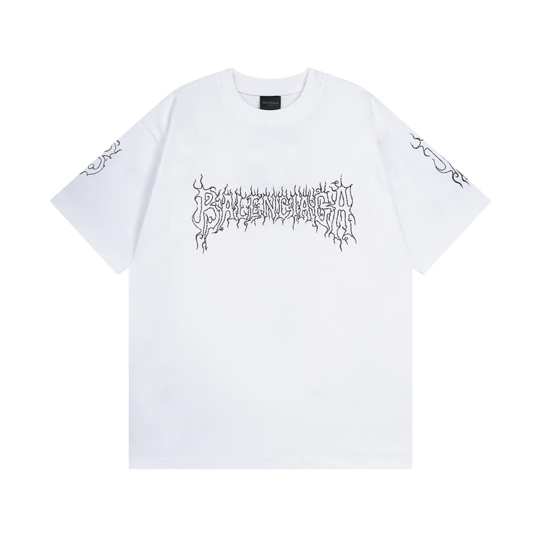 【 . Quality】BALENCI*GA/ .2024New Arrival LOGO T 。 . Authentic ， ！ ZP 。 260 ， . ， ，。 。Classic LOGO ， ， 。 . ， ， ， OS . Same Style ：BL 233303 ：Black,White，Yellow， Size：XS L